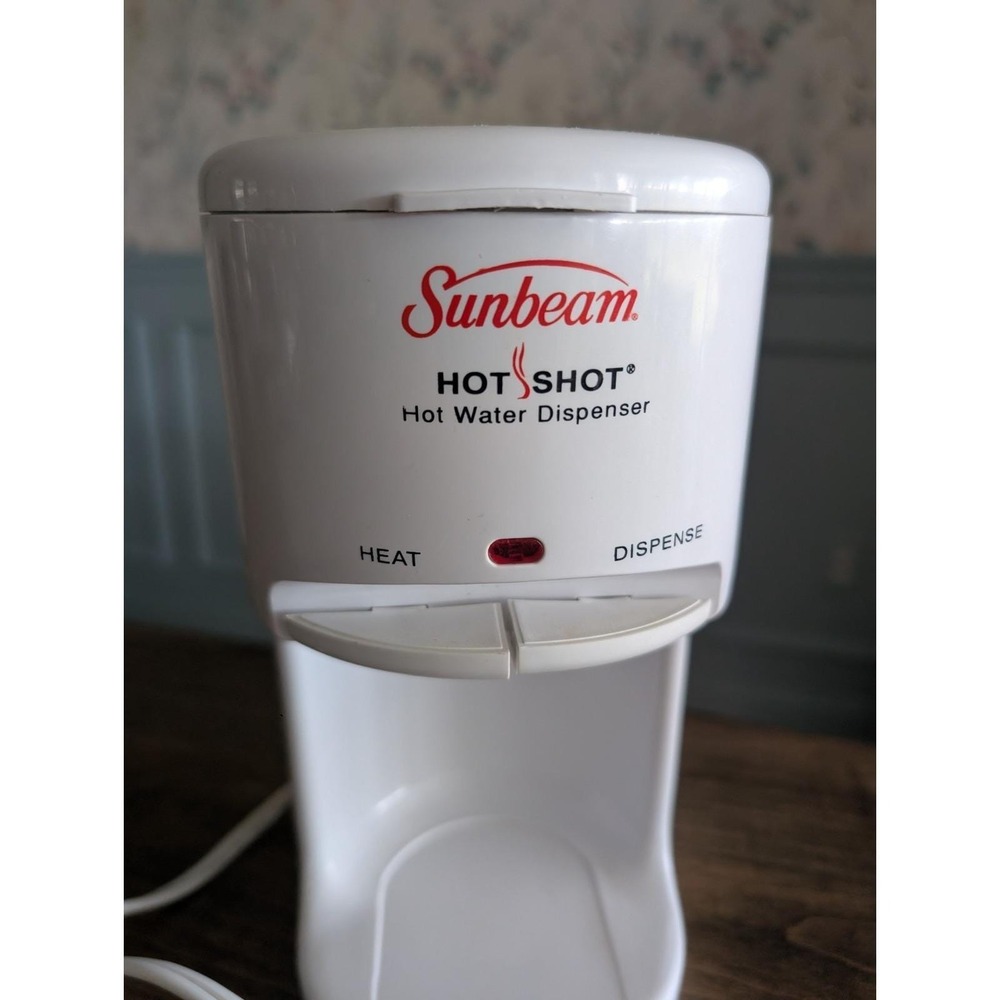 Vintage Sunbeam Hot Shot White Hot Water Dispenser #3211 Tested/Works EUC - Picture 2 of 6